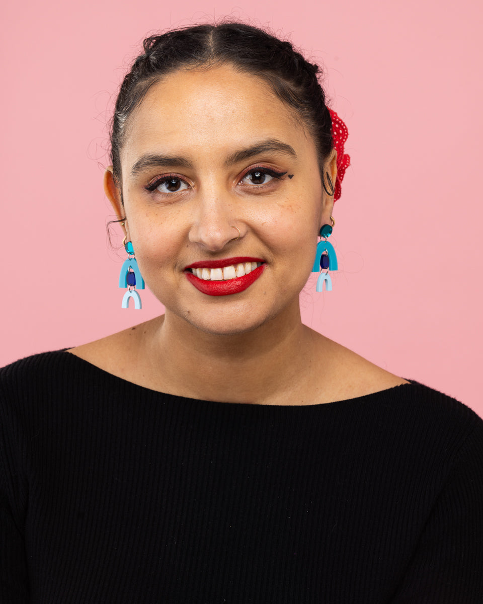 Double Arch Ombre Earrings