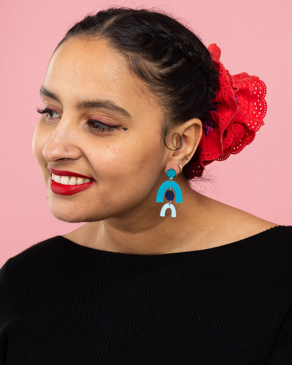 Double Arch Ombre Earrings