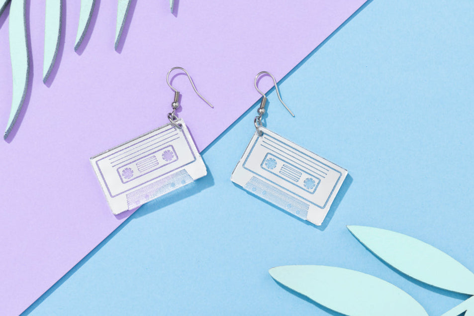 Cassette Tape Earrings