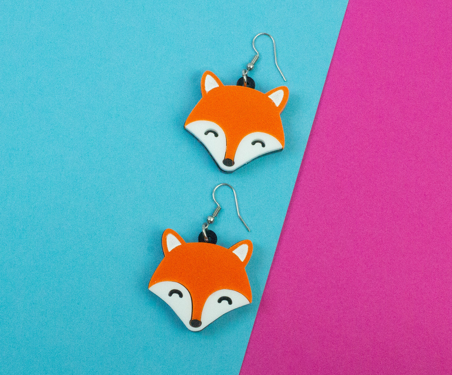 Fox Face Earrings