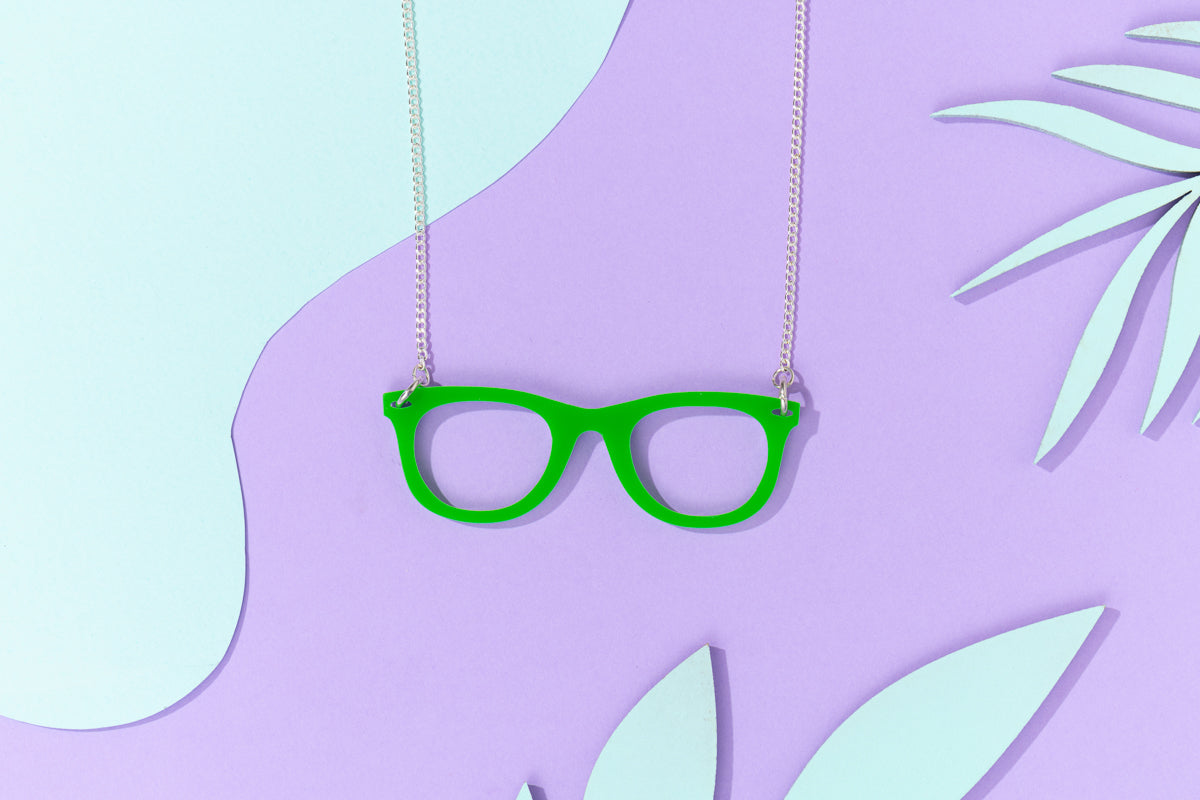 Geek Glasses Necklace