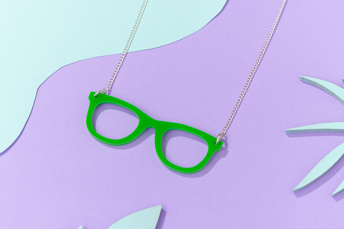 Geek Glasses Necklace