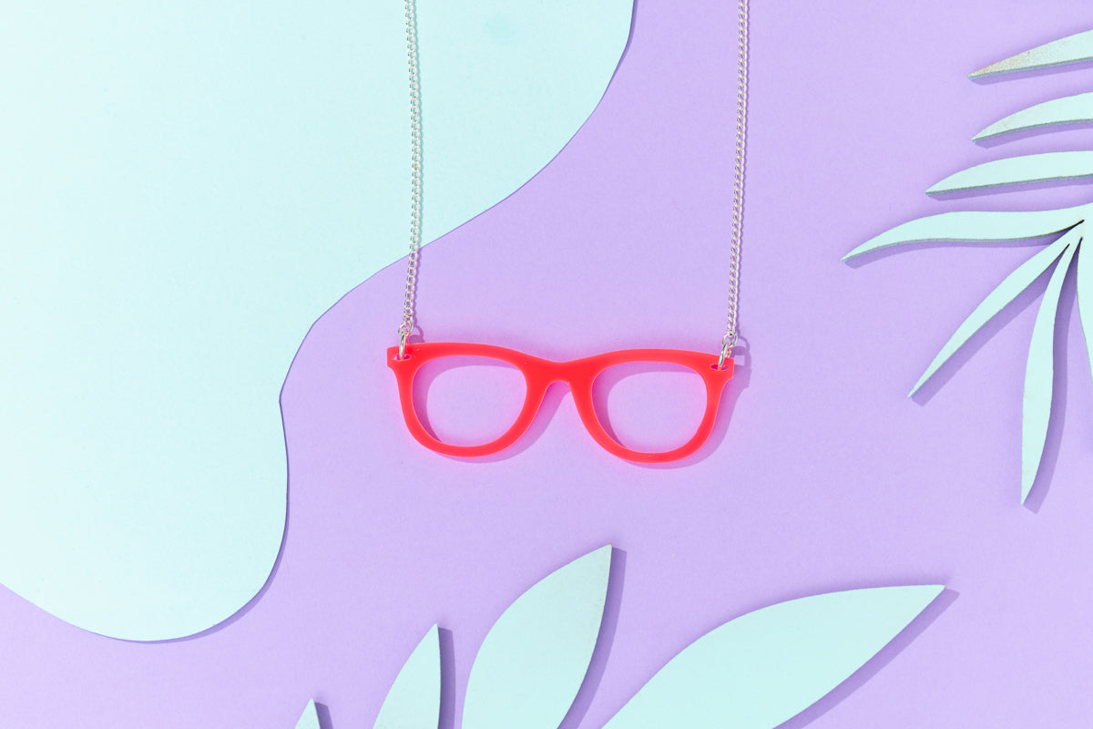 Geek Glasses Necklace