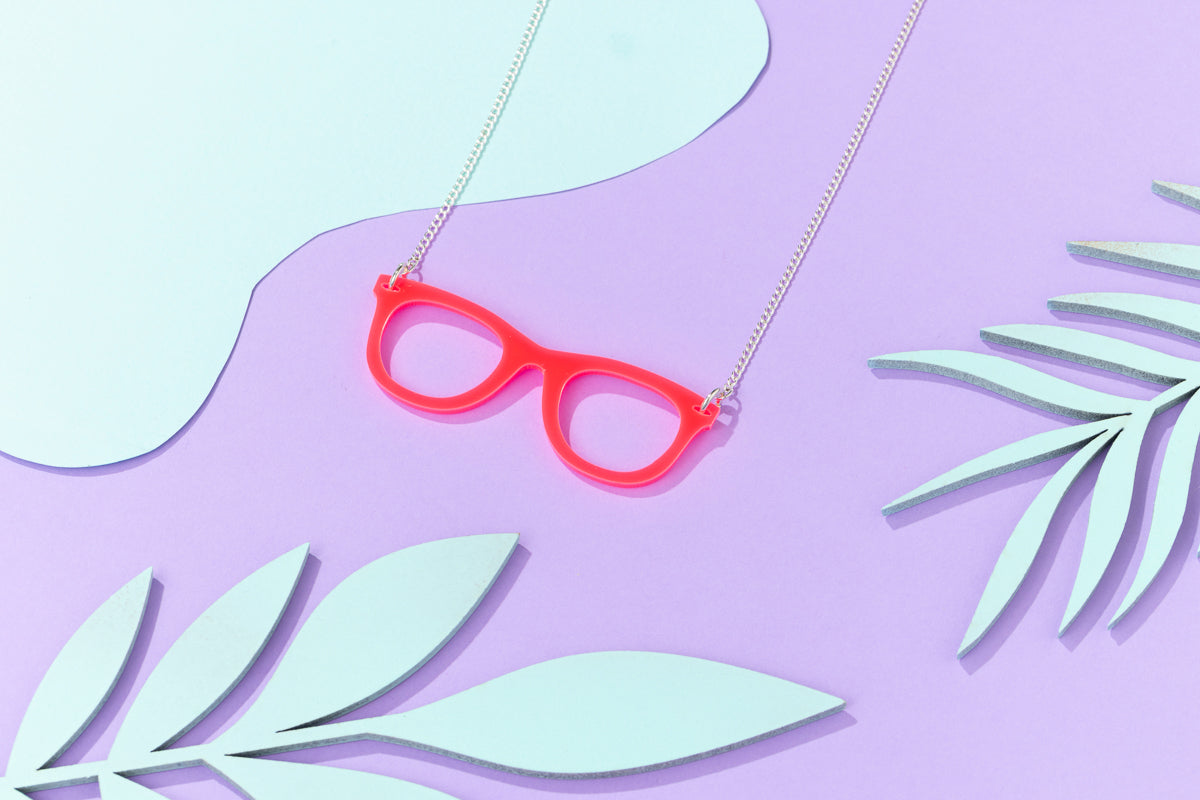 Geek Glasses Necklace