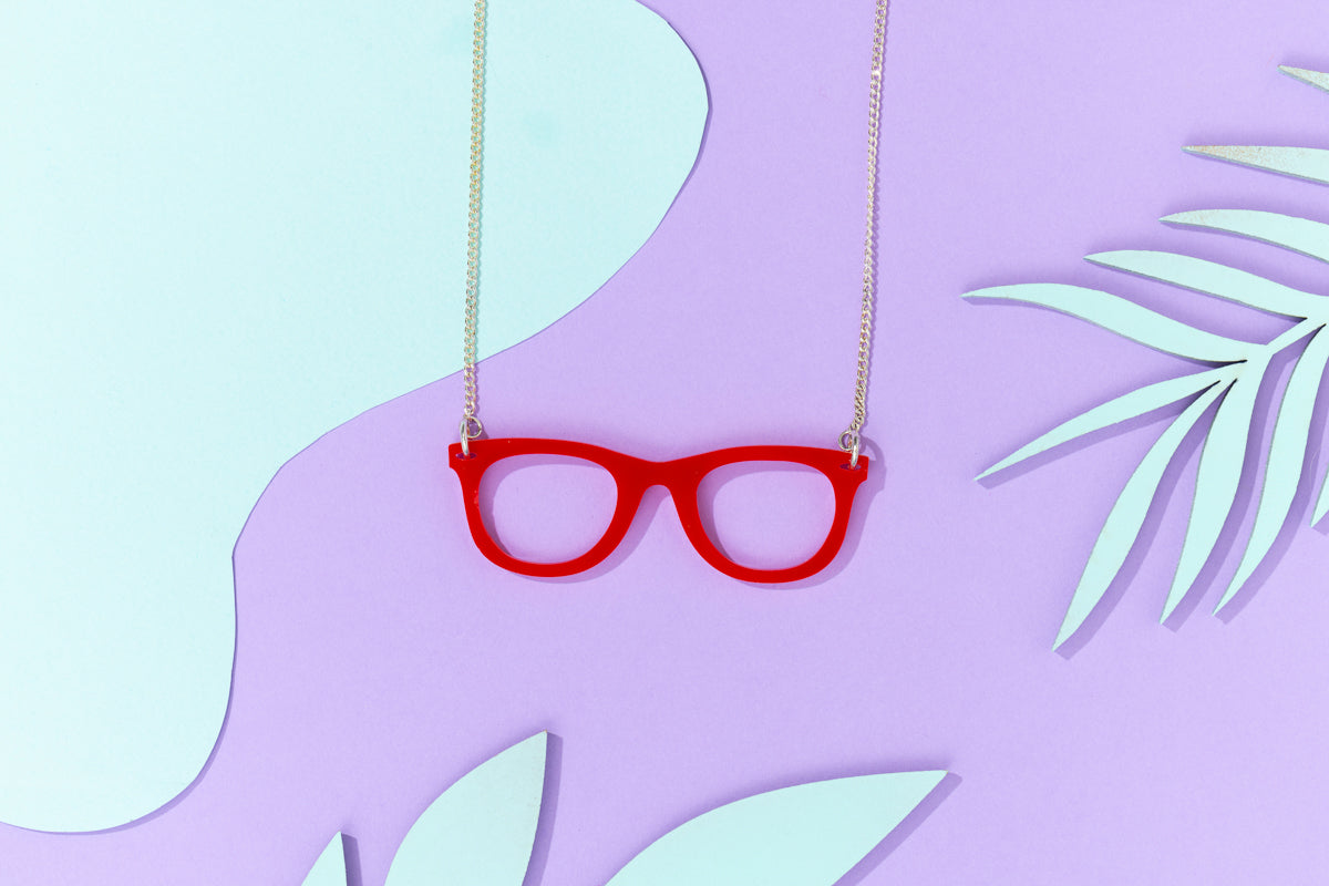 Geek Glasses Necklace