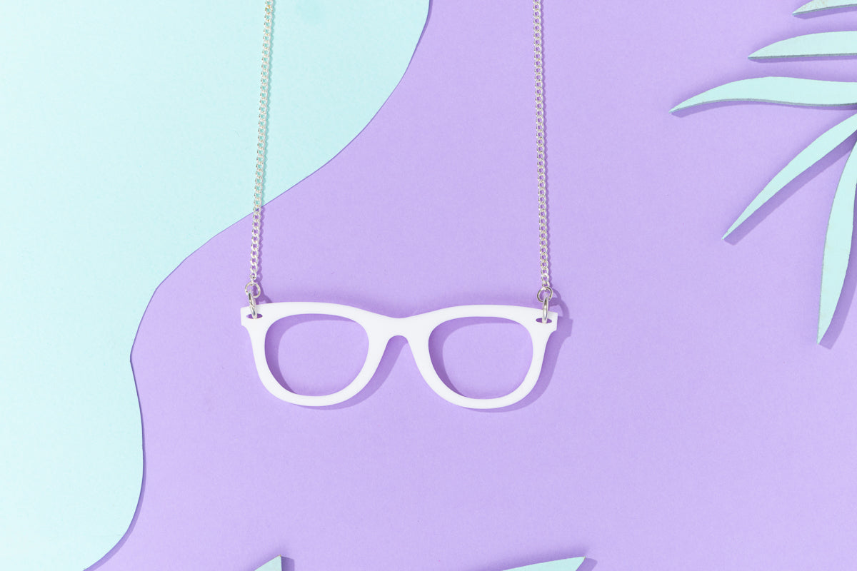 Geek Glasses Necklace
