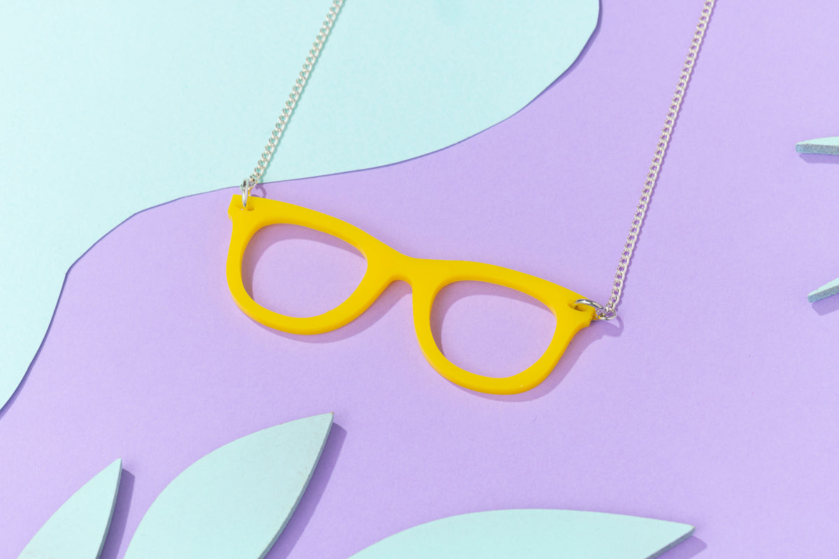 Geek Glasses Necklace