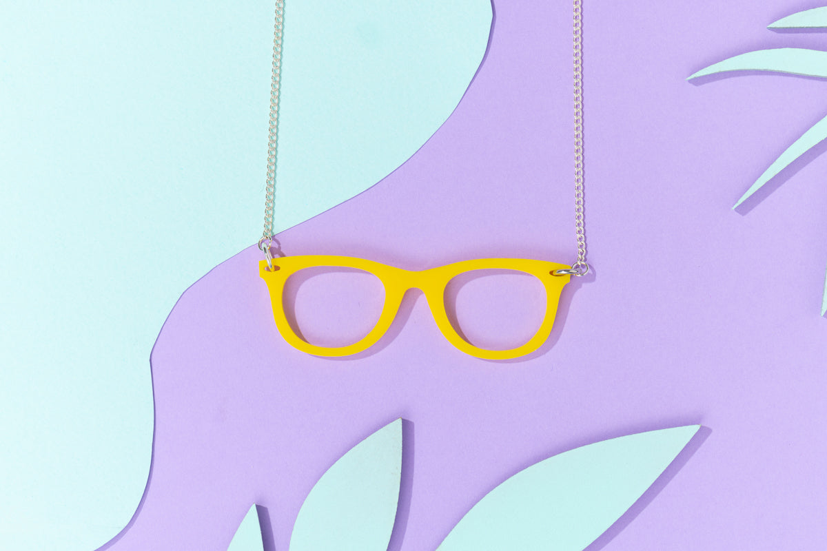 Geek Glasses Necklace