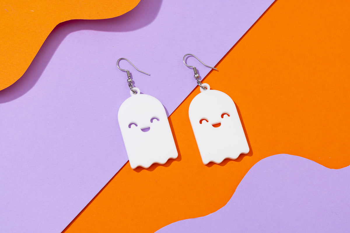 Kawaii Ghost earrings