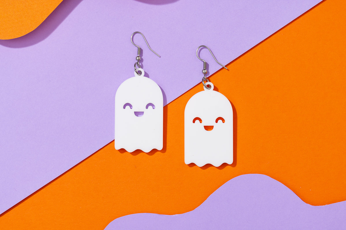 Kawaii Ghost earrings
