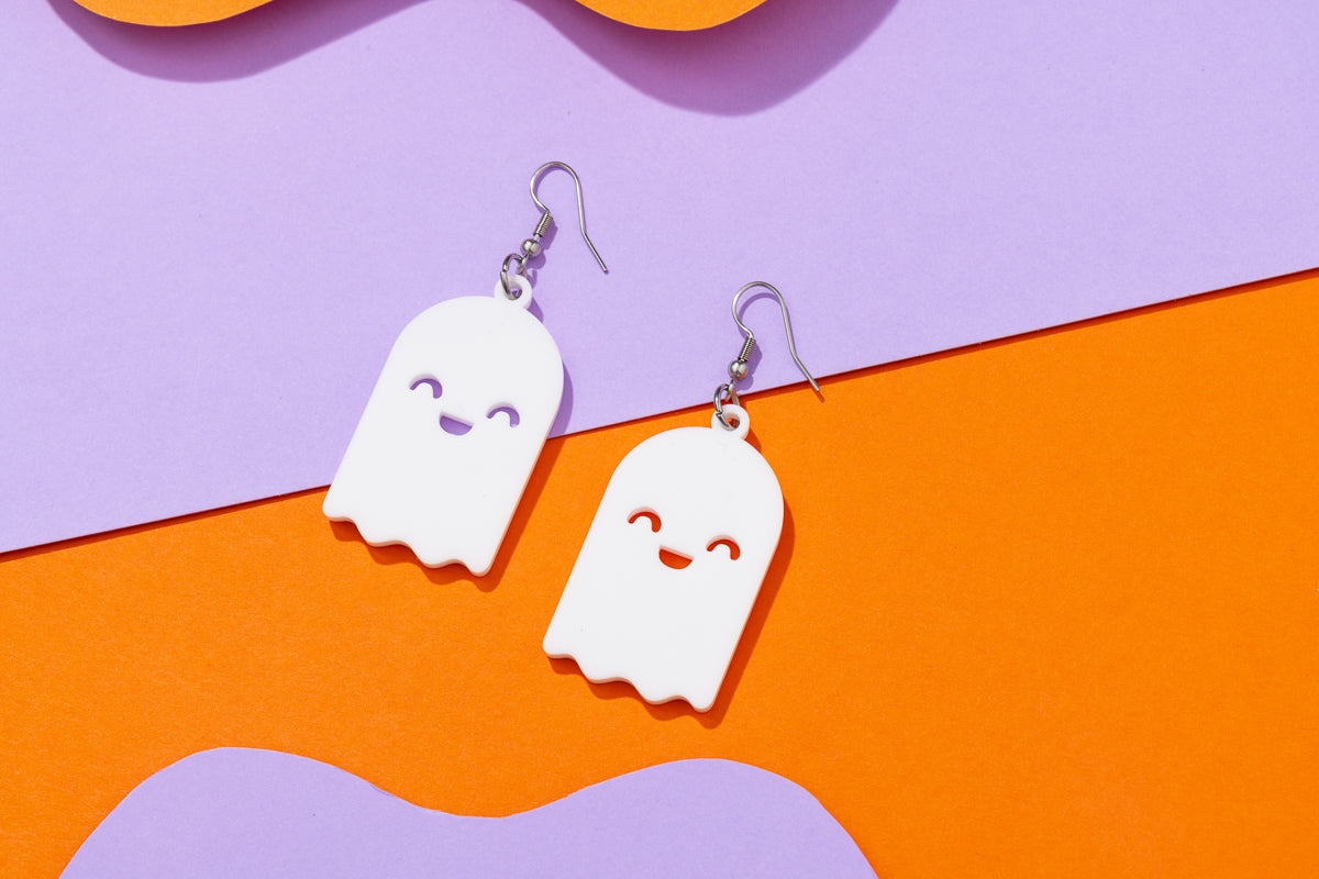 Kawaii Ghost earrings