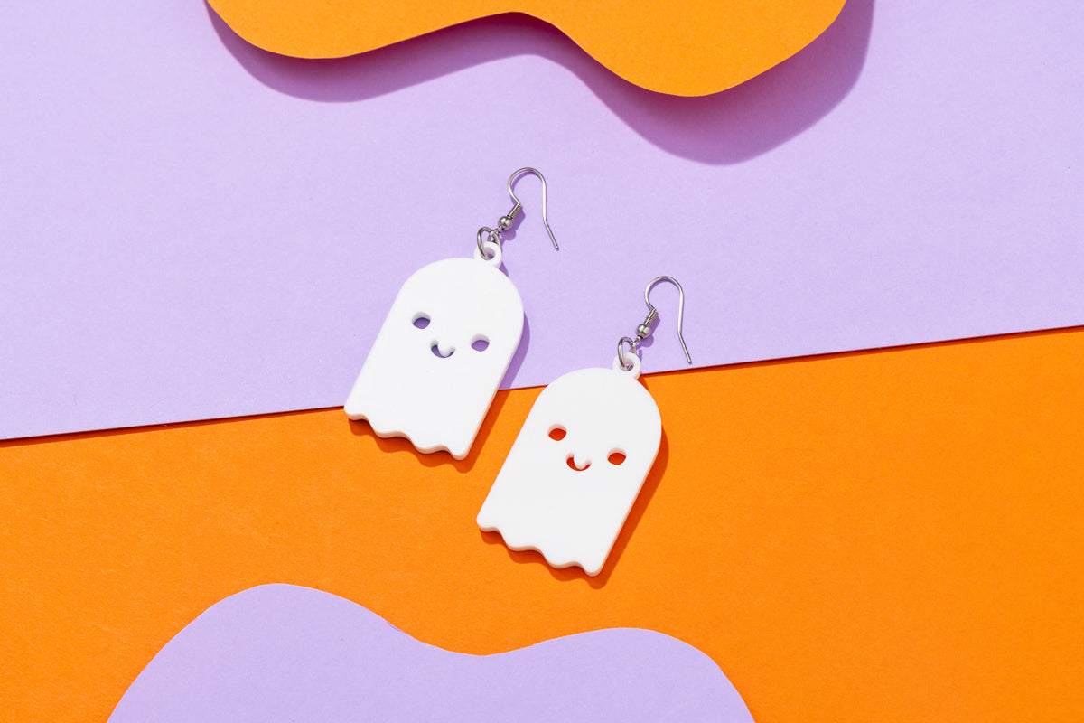 Kawaii Ghost earrings
