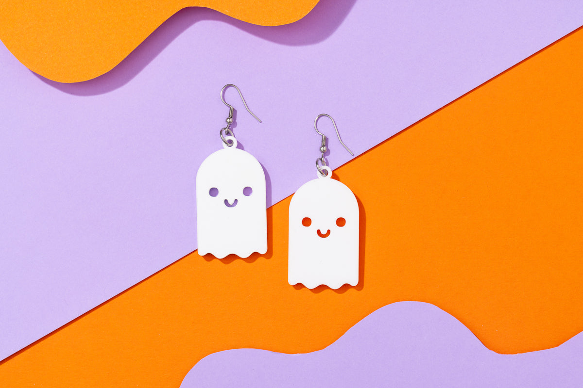 Kawaii Ghost earrings