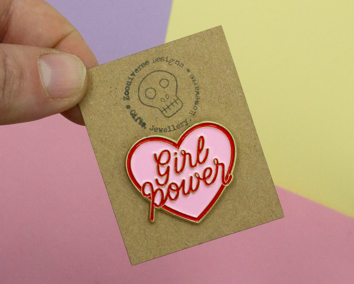 Girl Power Enamel Pin