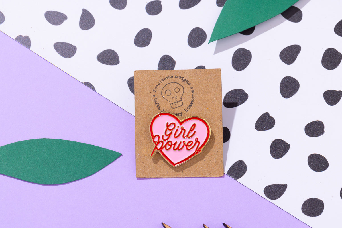Girl Power Enamel Pin