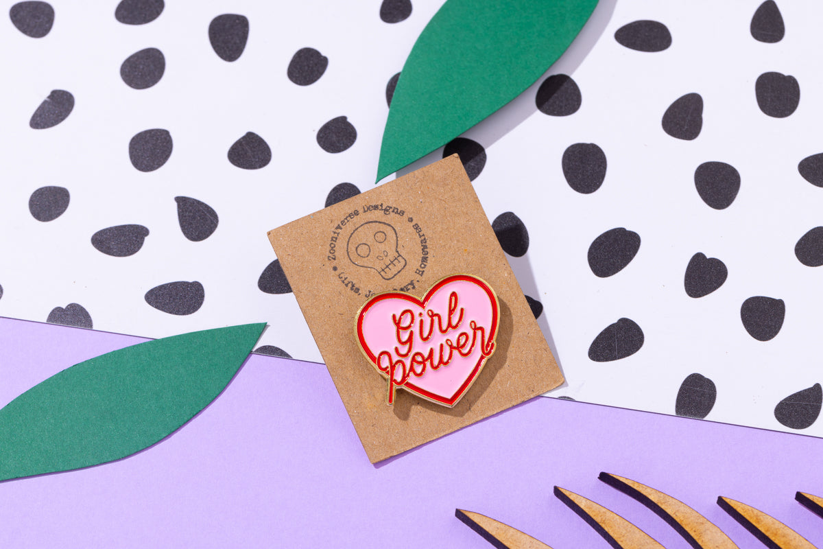 Girl Power Enamel Pin