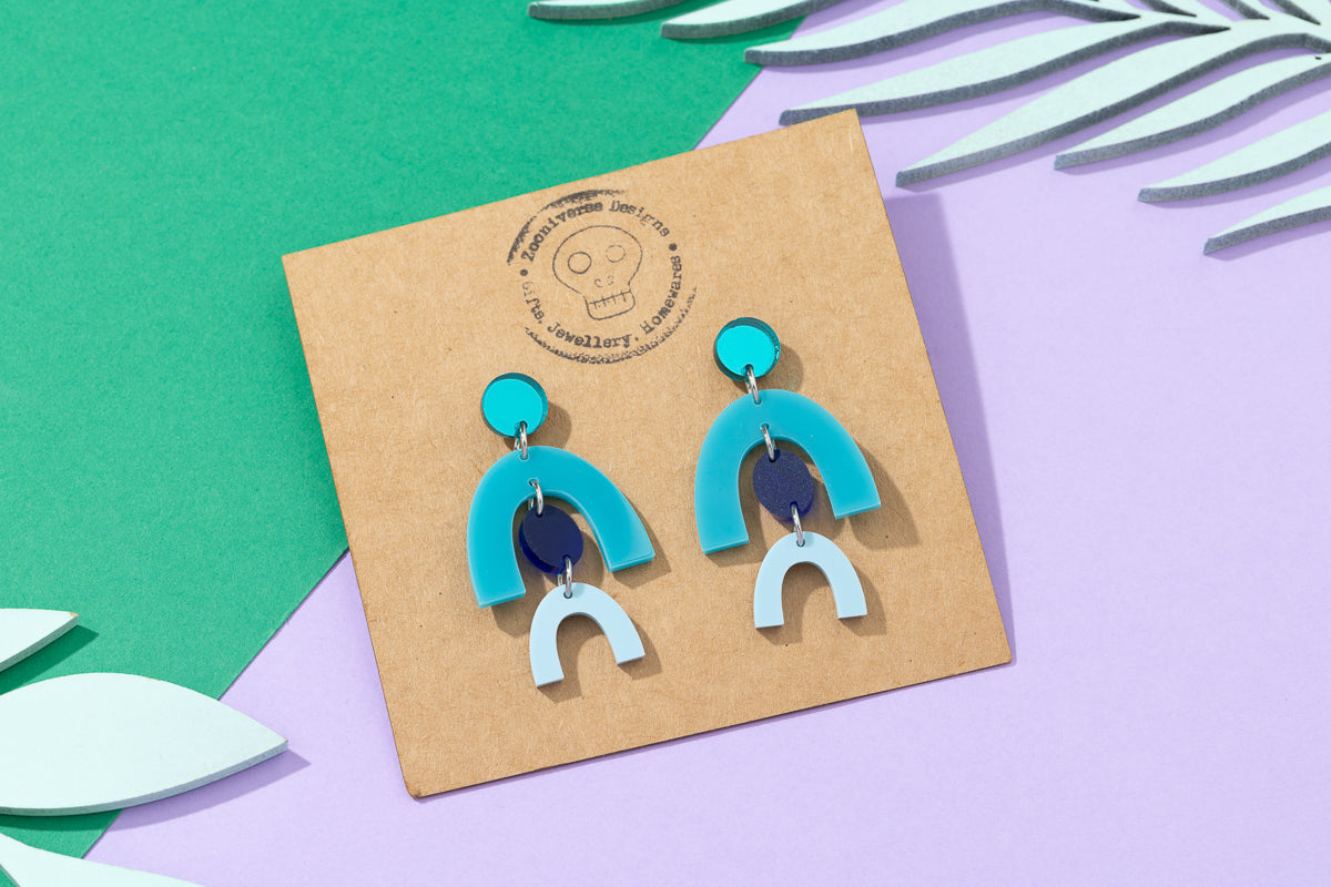 Double Arch Ombre Earrings