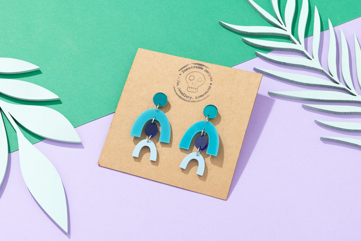 Double Arch Ombre Earrings