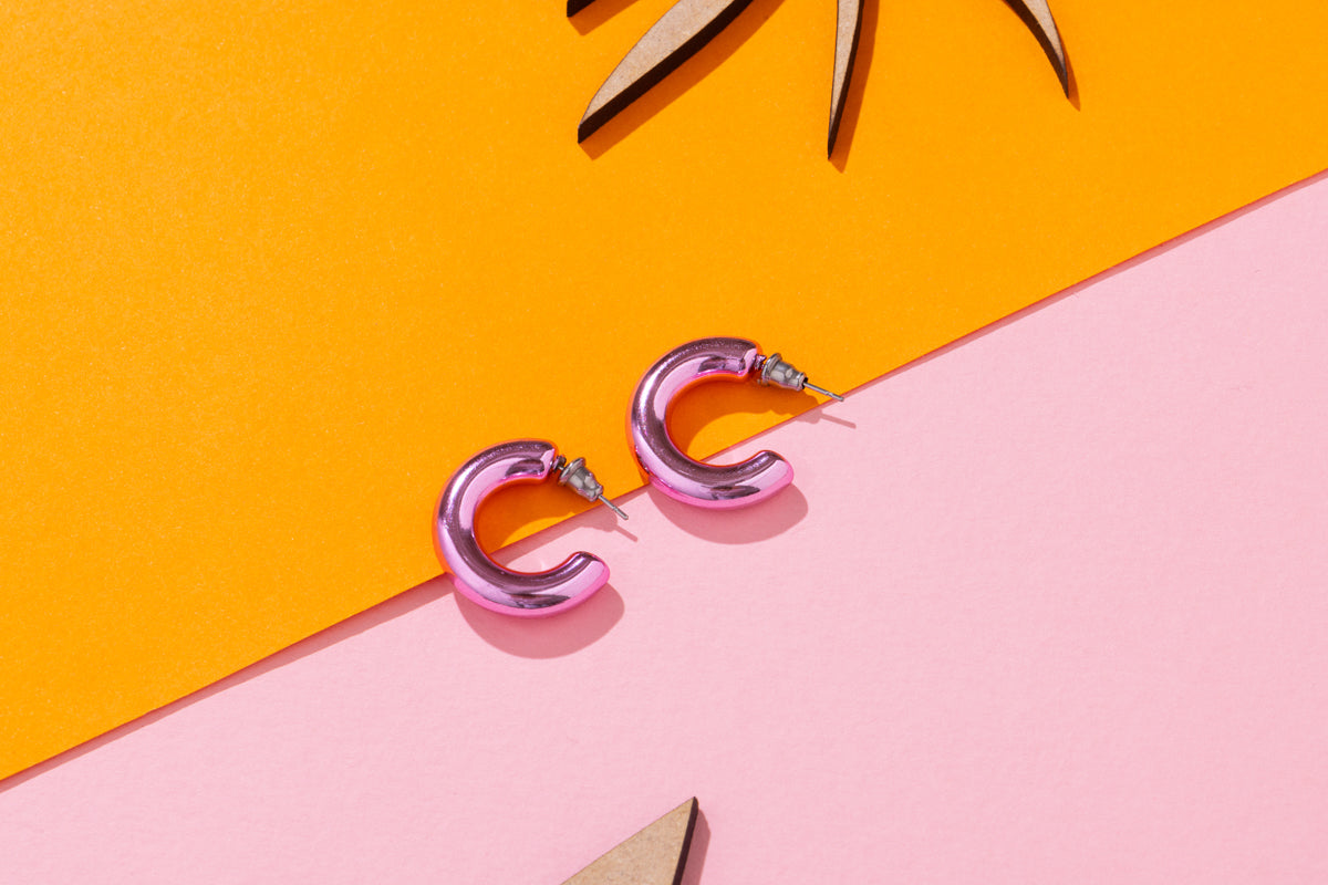 Coloured Acrylic Hoops