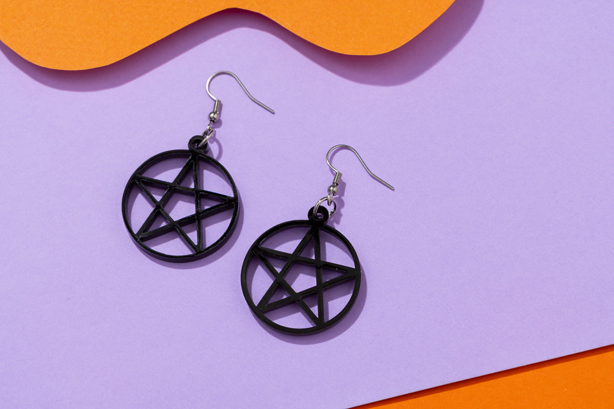 Pentagram Earrings