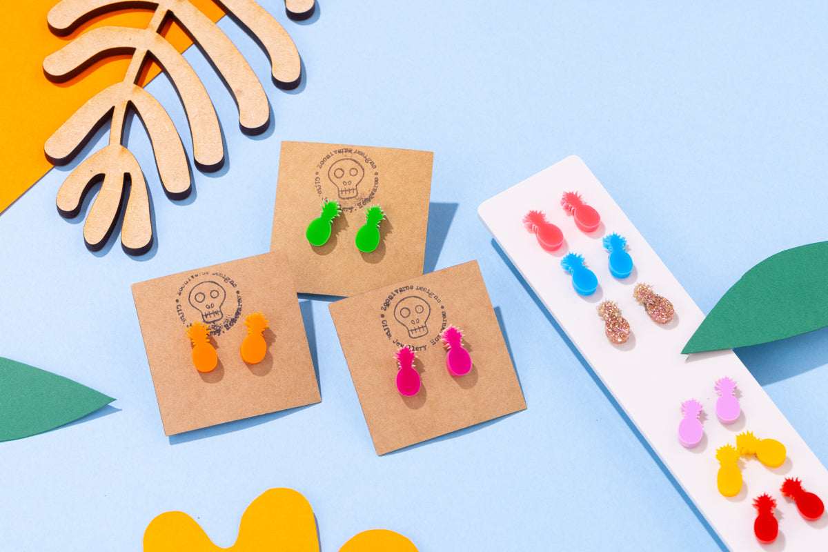 Pineapple Stud Earrings