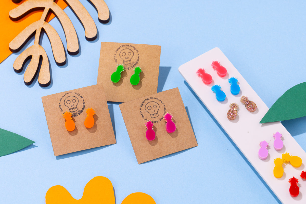 Pineapple Stud Earrings