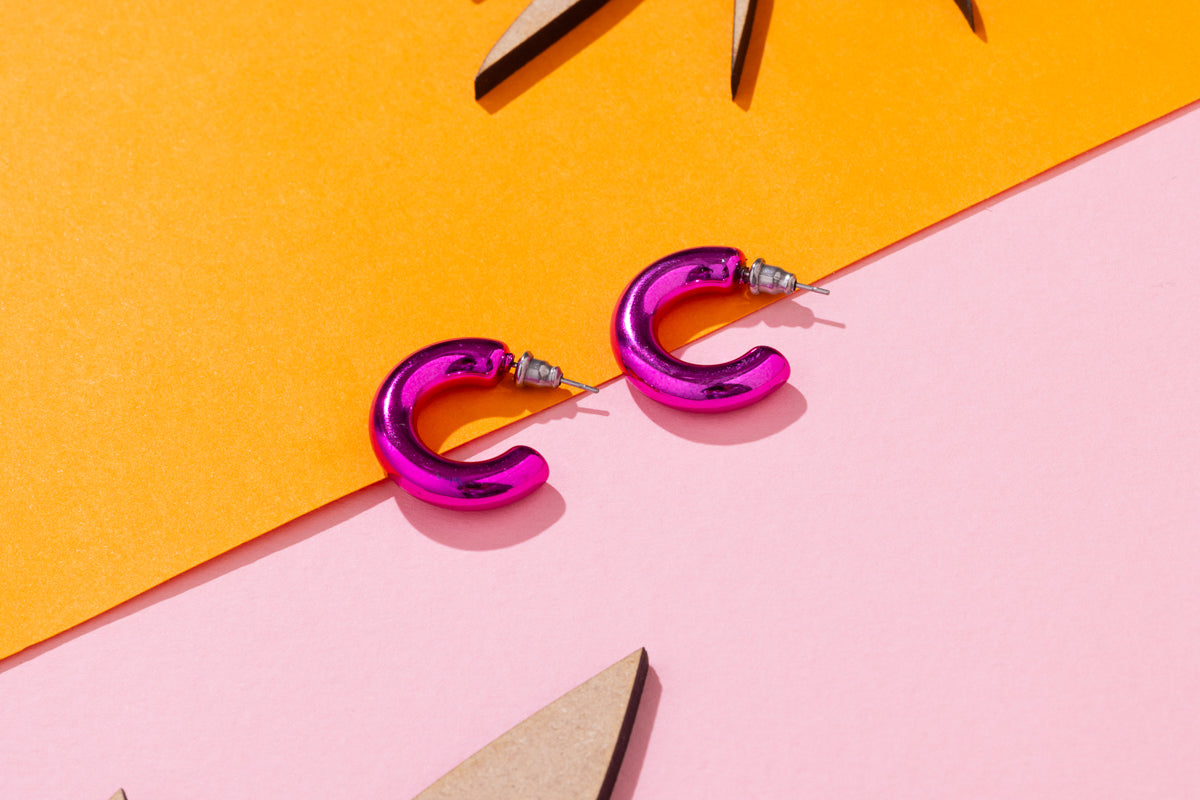 Coloured Acrylic Hoops