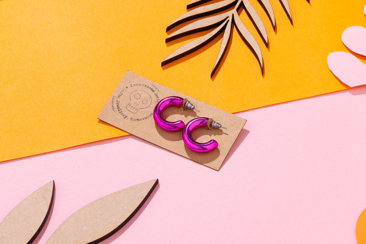 Coloured Acrylic Hoops