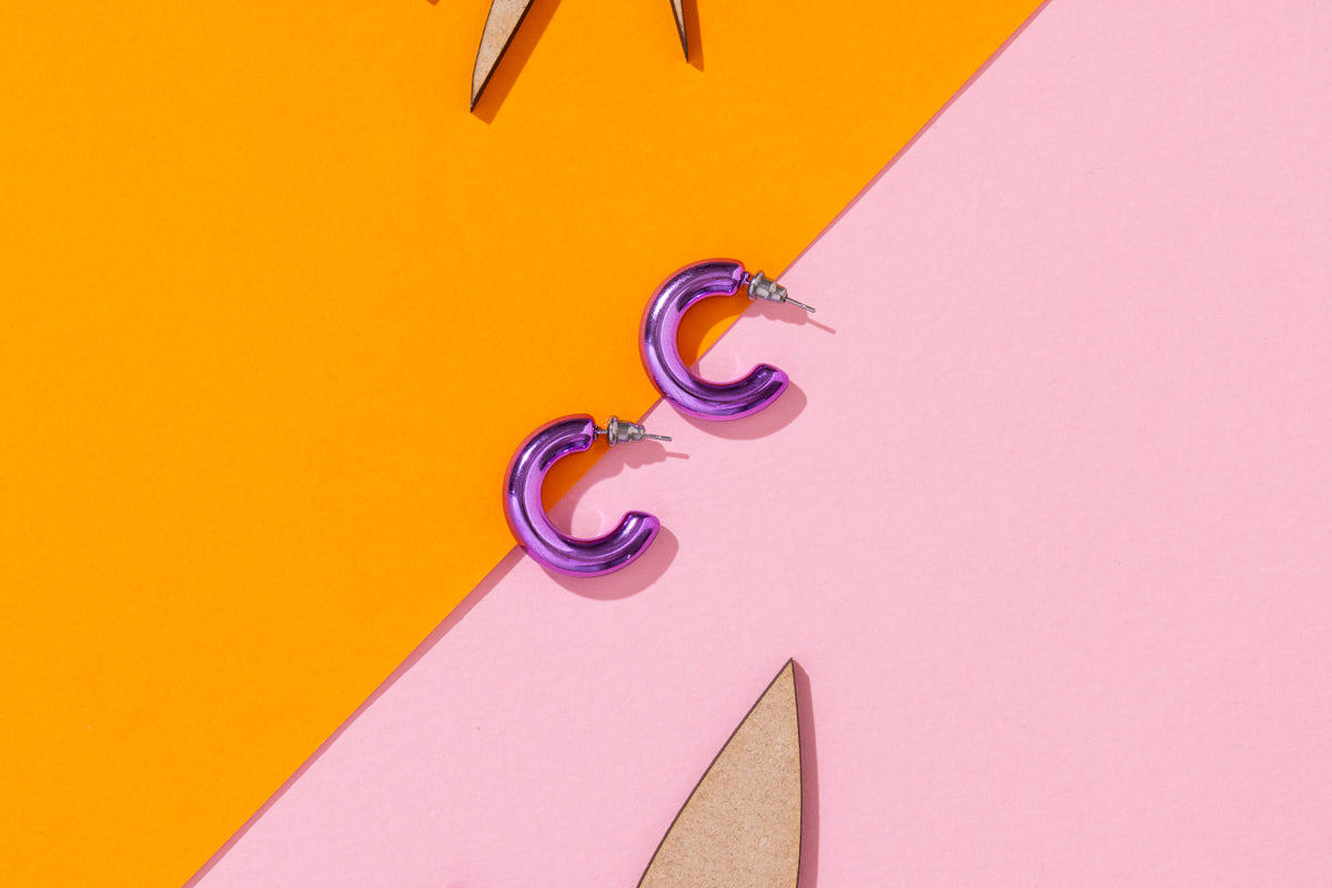 Coloured Acrylic Hoops