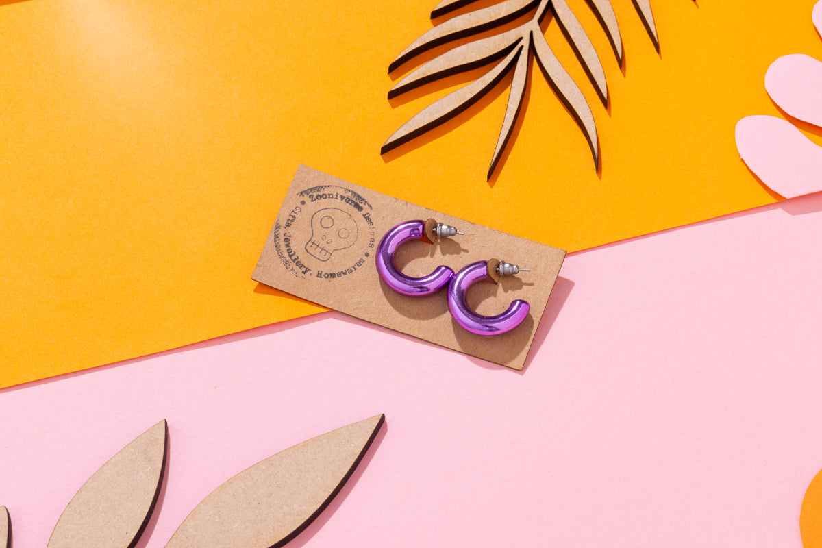 Coloured Acrylic Hoops