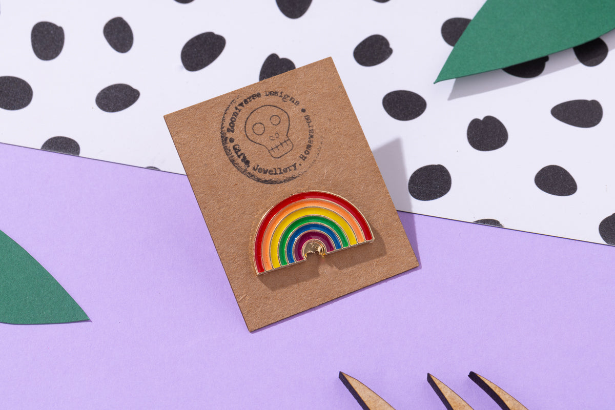 Rainbow Enamel Pin
