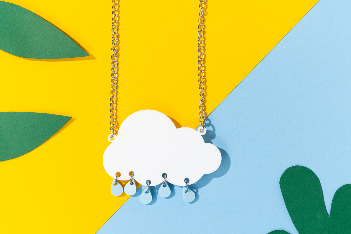 Rain Cloud Necklace