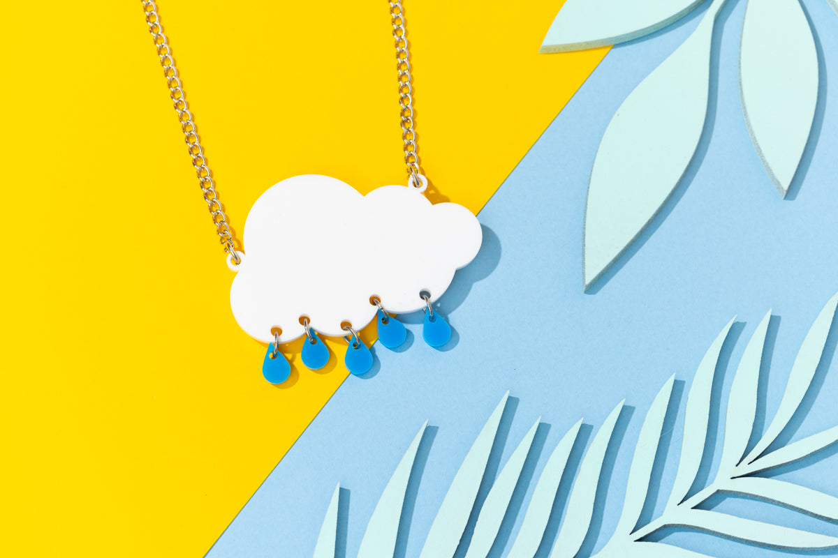Rain Cloud Necklace