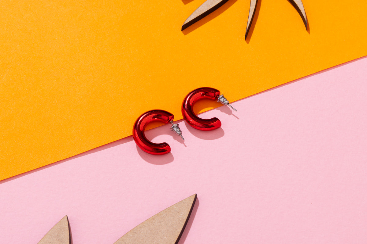 Coloured Acrylic Hoops