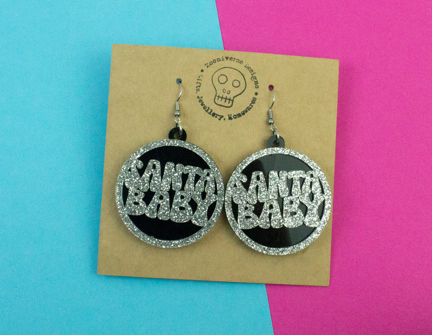 Santa Baby Acrylic Earrings