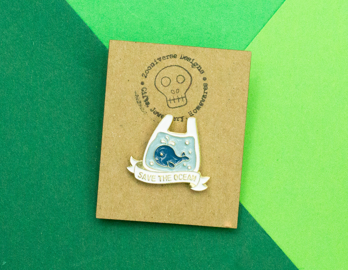 Save the Ocean Enamel Pin
