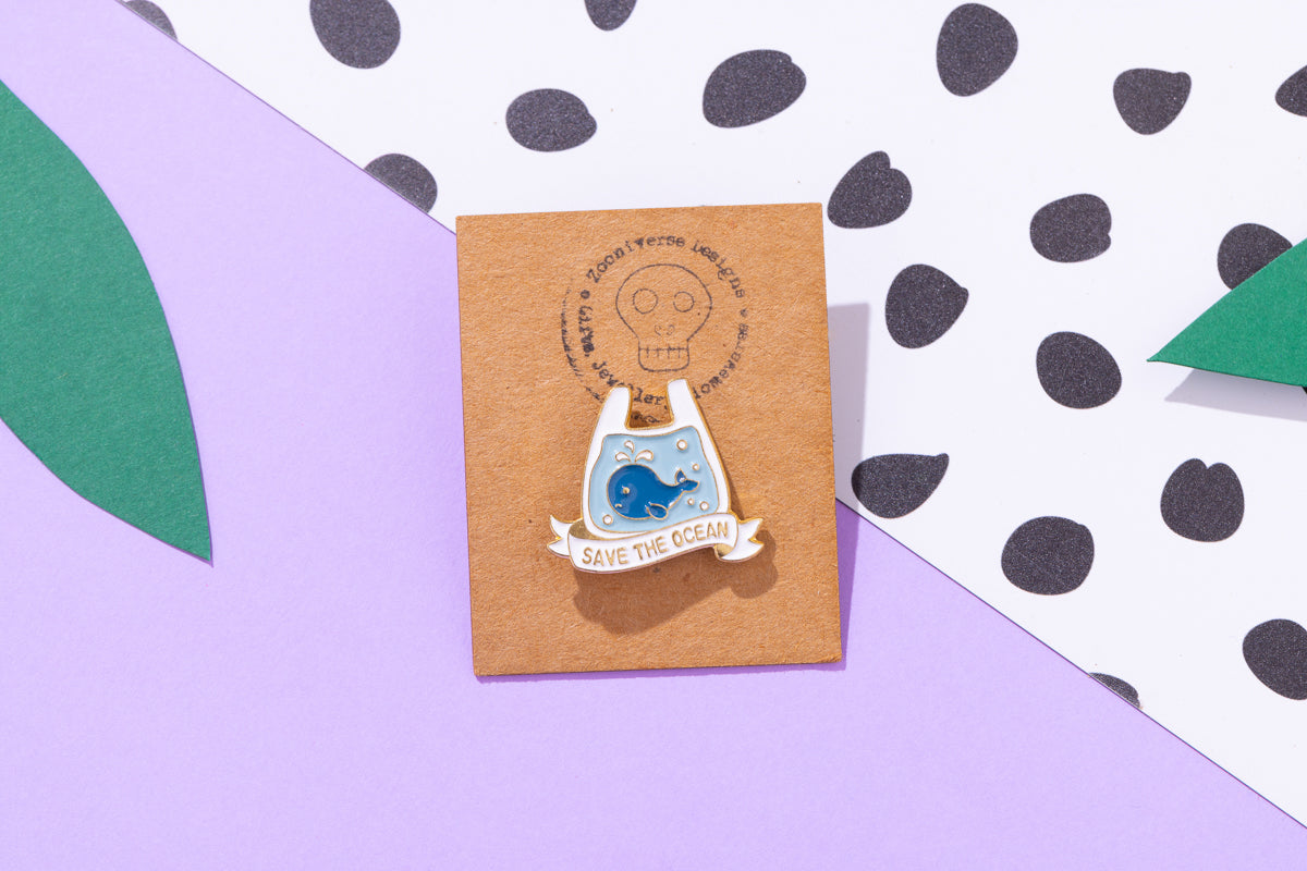Save the Ocean Enamel Pin