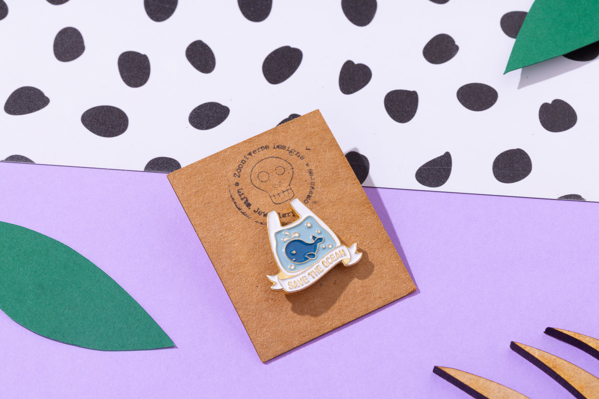 Save the Ocean Enamel Pin