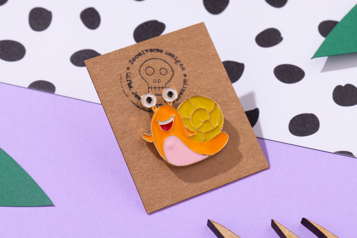 Snail Enamel Pin