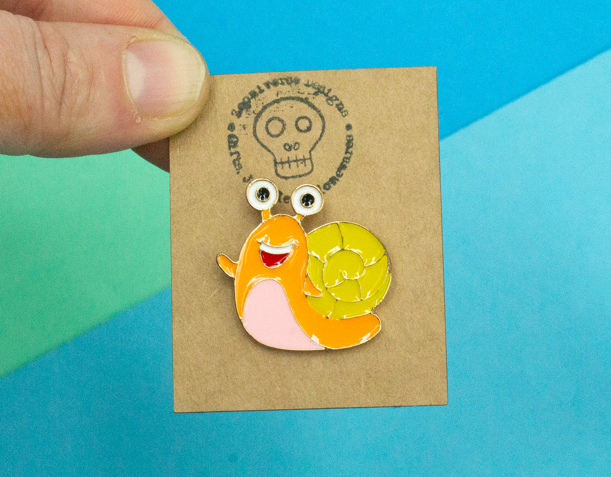 Snail Enamel Pin