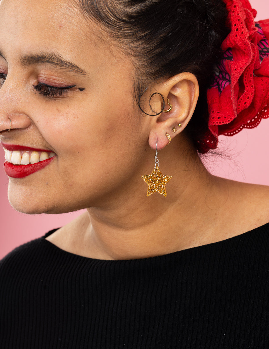 Star Acrylic Earrings
