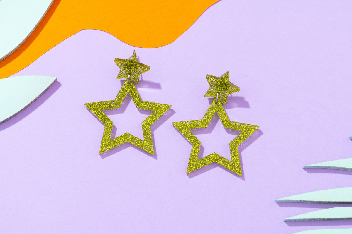 Star Cut Out Earrings