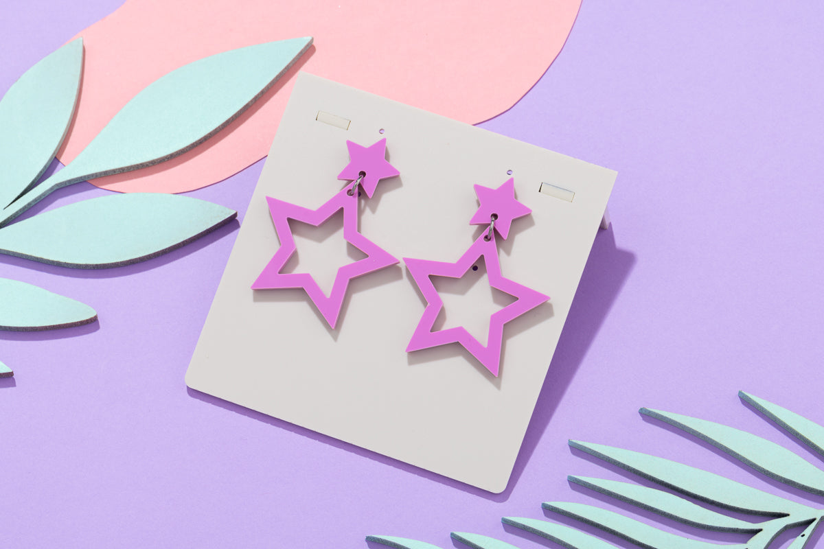 Star Cut Out Earrings