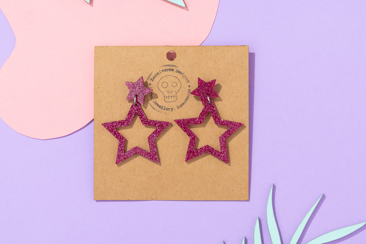 Star Cut Out Earrings