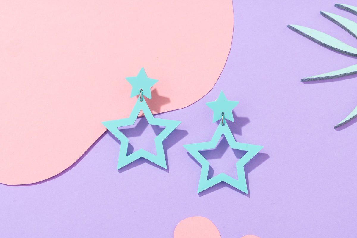 Star Cut Out Earrings