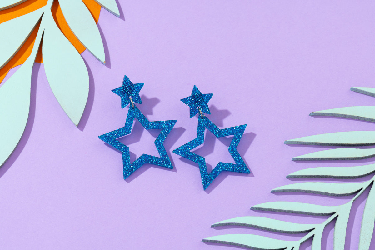 Star Cut Out Earrings