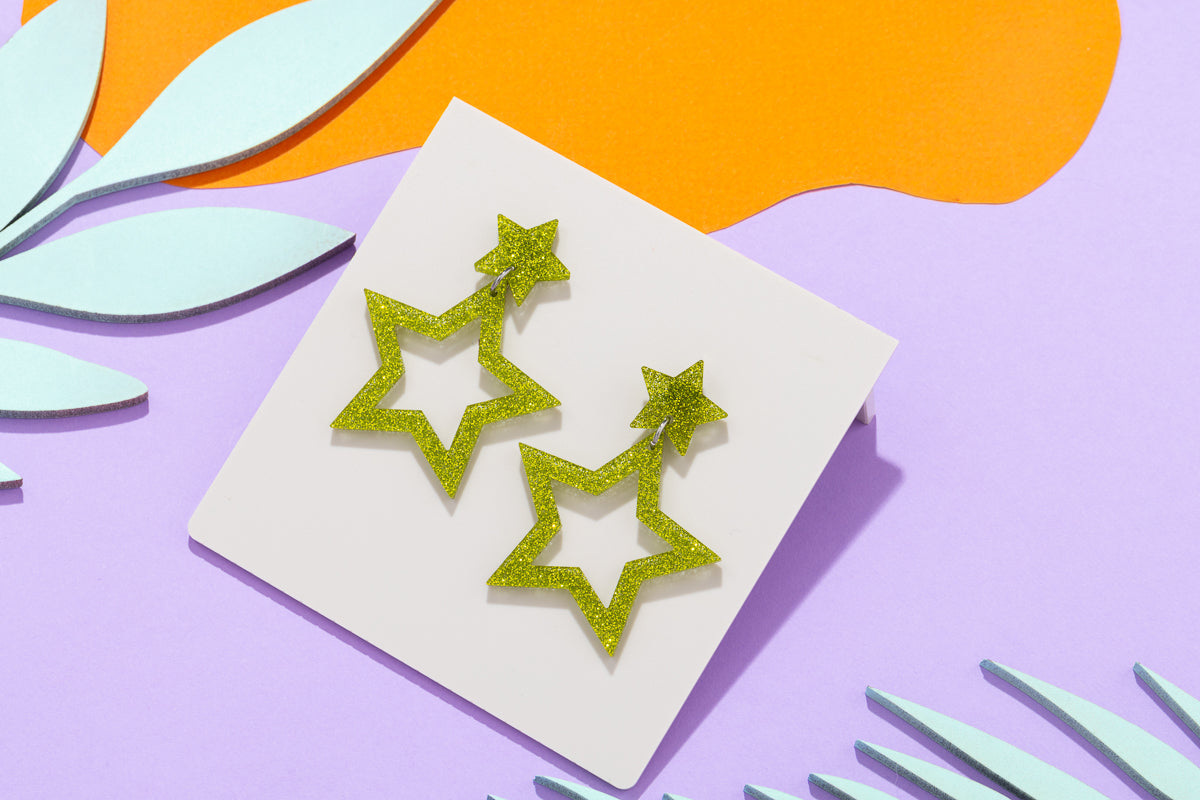 Star Cut Out Earrings