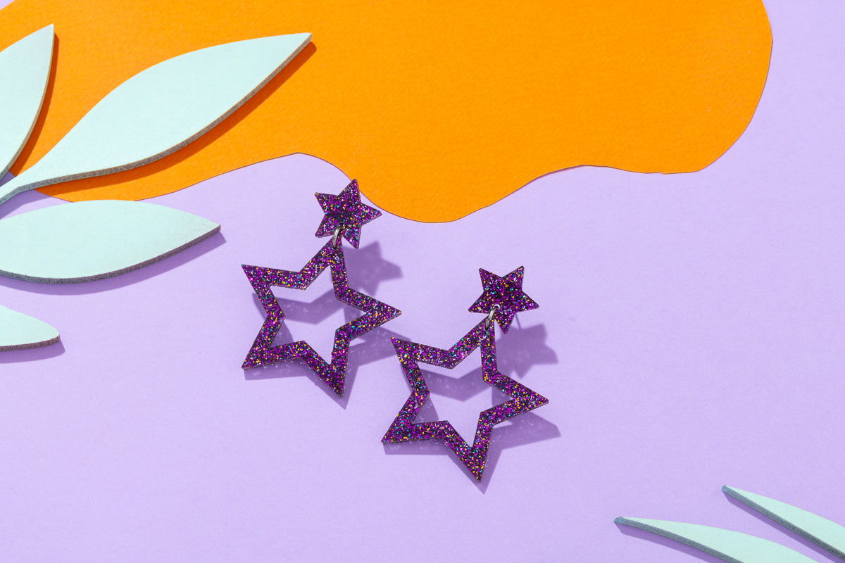 Star Cut Out Earrings