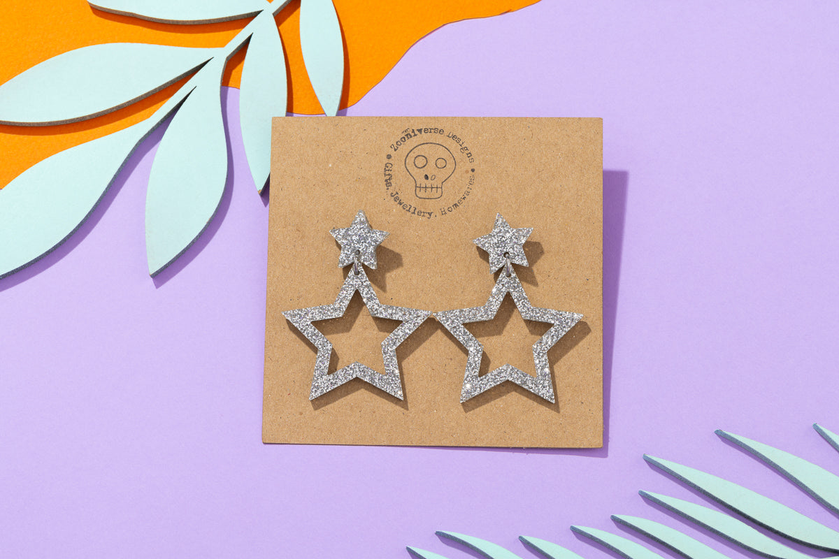 Star Cut Out Earrings