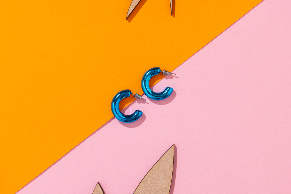 Coloured Acrylic Hoops